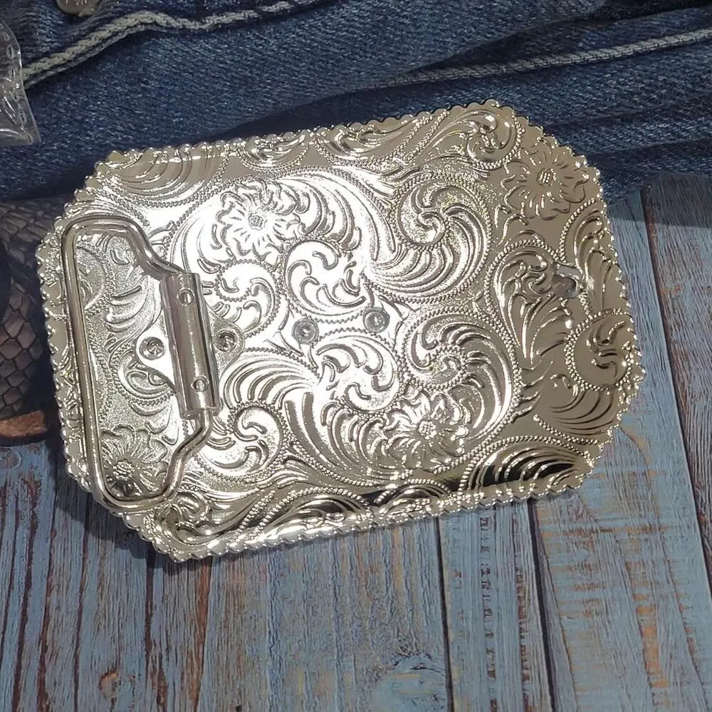 Four aces western belt buckle